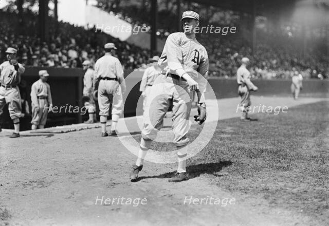 Carroll "Boardwalk" Brown, Philadelphia Al (Baseball), 1913. Creator: Harris & Ewing.