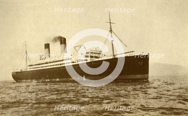 'The White Star Liner "Doric" (16,484 Tons), . Creator: Unknown.