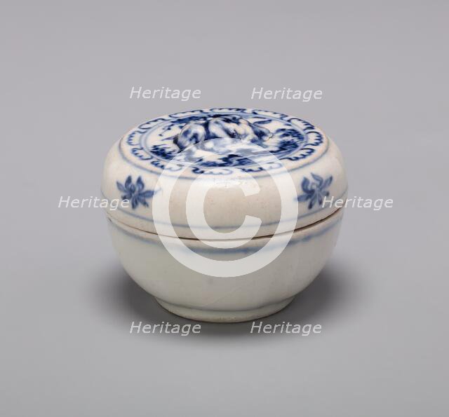 Miniature Covered Box with Knob, Late 15th/early 16th century. Creator: Unknown.