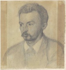 Self-Portrait, 1895. Creator: Hammershøi, Vilhelm (1864-1916).