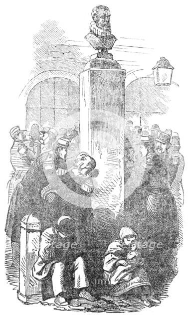 Scene in the Place, at Calais, 1854. Creator: Unknown.