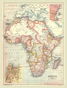 Map of Africa, 1902.  Creator: Unknown.