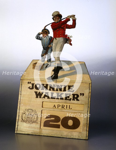 Johnnie Walker calendar. Artist: Unknown