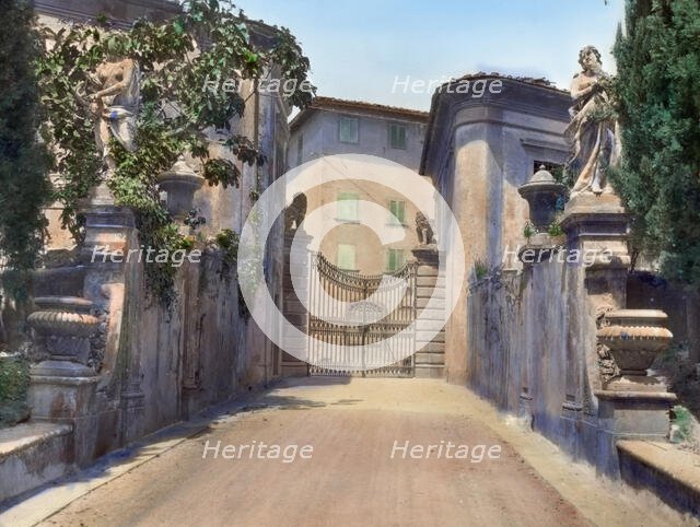 Villa La Pietra, via Bolognese, 120, Florence, Tuscany, Italy, 1925. Creator: Frances Benjamin Johnston.