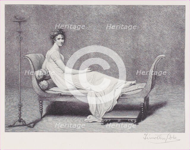 Madame Récamier, 1909., 1909. Creator: Timothy Cole.