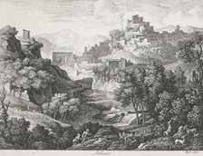 Die Römischen Ansichten (Views of Rome)/ Subiaco, 1810. Creator: Joseph Anton Koch.