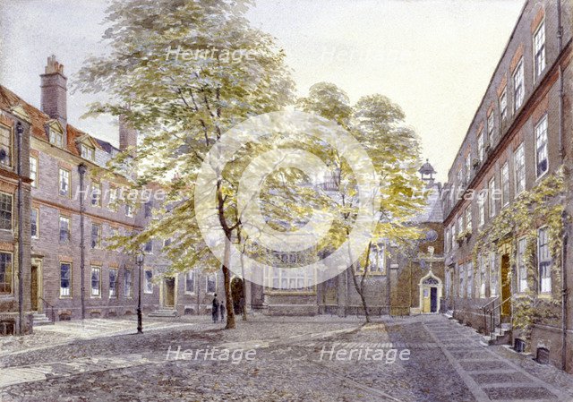 View of Staple Inn, London, 1882. Artist: John Crowther
