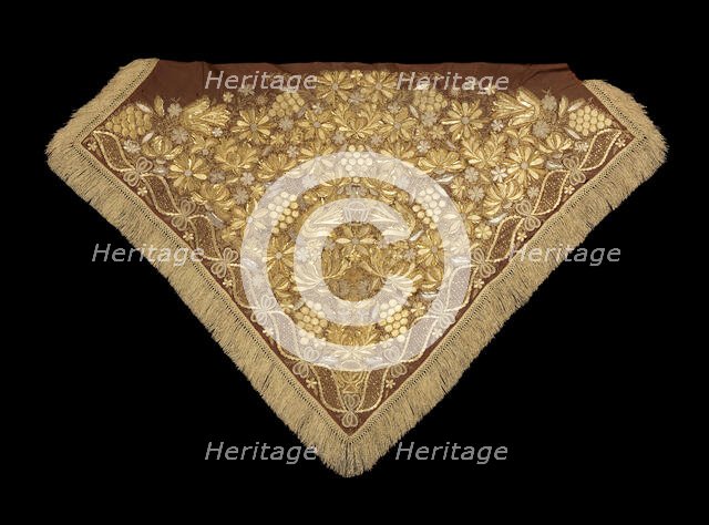 Headdress, Russian, 1830-70. Creator: Unknown.