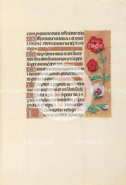 Hours of Queen Isabella the Catholic, Queen of Spain: Fol. 105r, c. 1500. Creator: Master of the First Prayerbook of Maximillian (Flemish, c. 1444-1519); Associates, and.