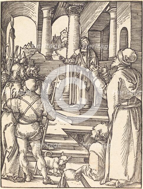 Christ before Pilate, probably c. 1509/1510. Creator: Albrecht Durer.