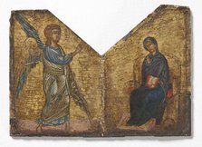 Diptych with the Annunciation, c13th century. Creator: Anon.