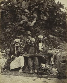Arab Musicians, 1864. Creator: Ludovico Wolfgang Hart (British).