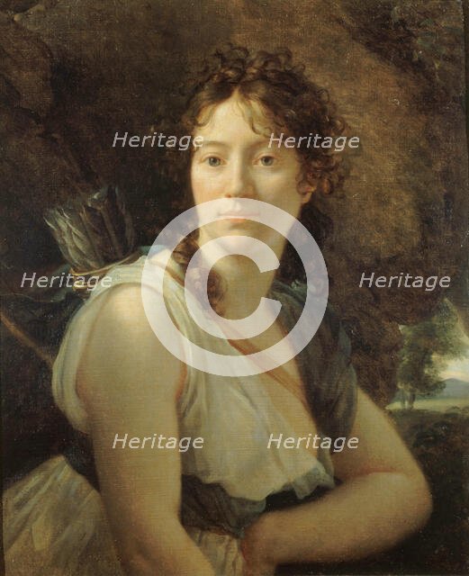 Portrait of Catherine Josephine Duchesnois (1777-1835), Early 19th cen. Creator: Gérard, François Pascal Simon (1770-1837).