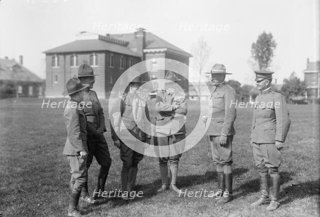 Plattsburg. Reserve Officers Training Camp, 1916. Creator: Harris & Ewing.