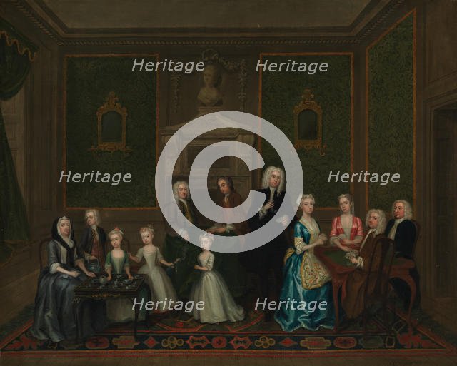 The Strong Family, 1732. Creators: Charles Philips, Edward Strong.