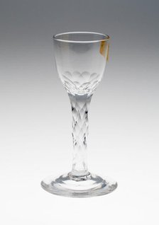 Wine Glass, England, c. 1740. Creator: Unknown.