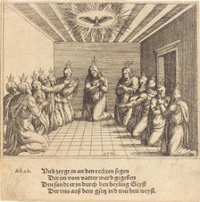 The Descent of the Holy Spirit, 1548. Creator: Augustin Hirschvogel.