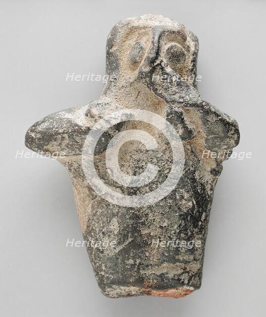 Torso or Upper Body with Hand to Mouth, Late Period (724-333 BCE). Creator: Unknown.