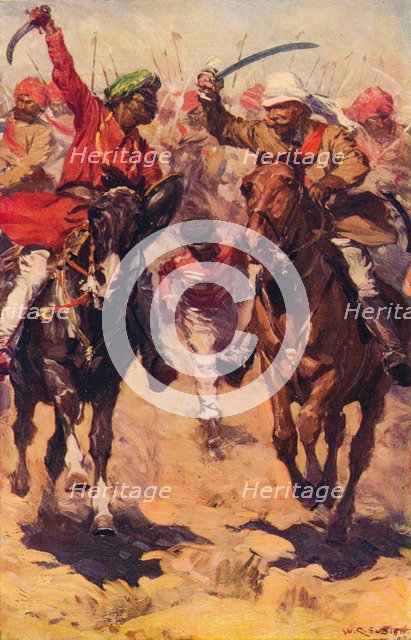 'Hodson at Rohtak', 1857 (c1912). Artist: Unknown.