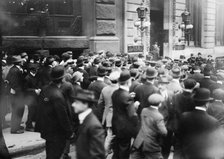 Crowd before Rockefeller office, 1914. Creator: Bain News Service.