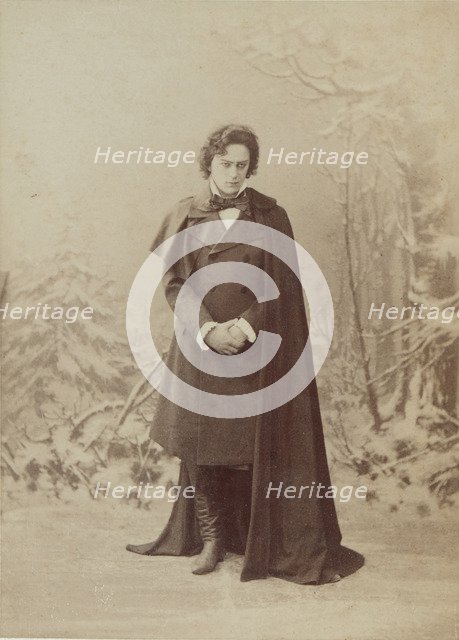 Leonid Sobinov as Lensky in opera Eugene Onegin by Pyotr Tchaikovsky, 1900s.