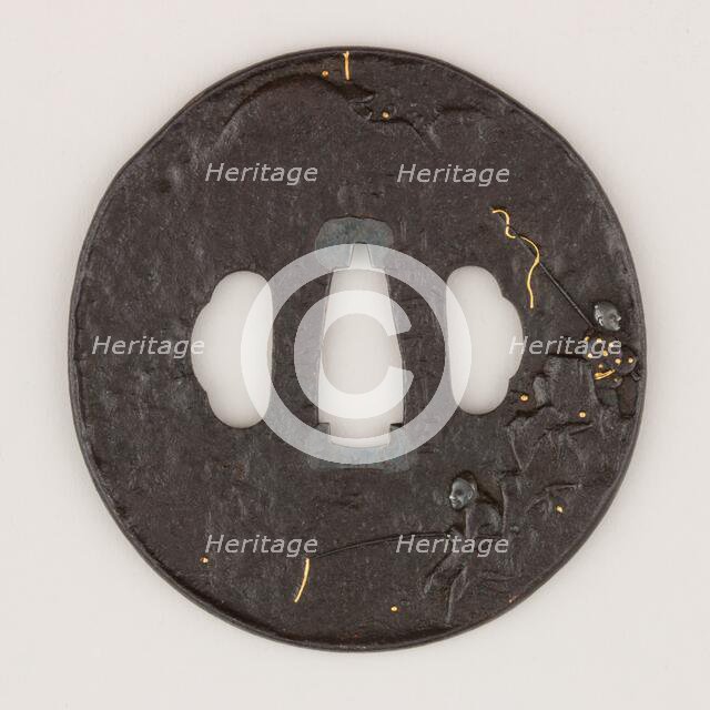 Sword Guard (Tsuba), Japanese, late 16th-early 17th century. Creator: Unknown.