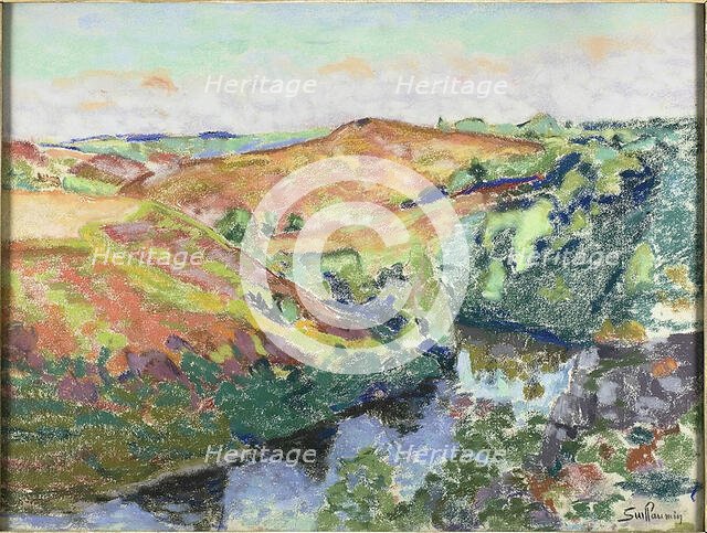 Landscape in Crozant, c. 1898. Creator: Armand Guillaumin.