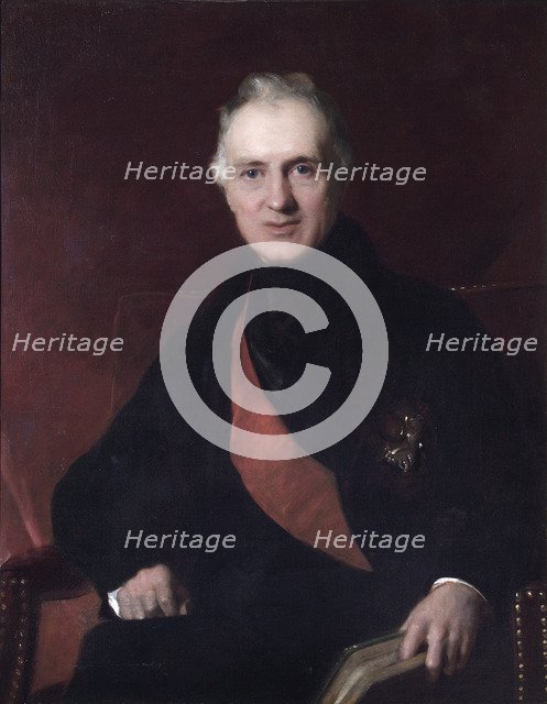 Portrait of General Sir George Murray, British soldier, c1840s. Artist: John Prescott Knight.