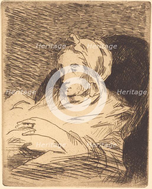 The Convalescent (La convalescente), 1876/1878. Creator: Edouard Manet.