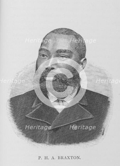 P. H. A. Braxton, 1887. Creator: Unknown.