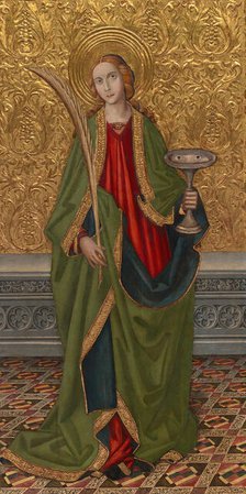 Saint Lucy, About 1500. Creators: Vergós Workshop, Rafael Vergós.