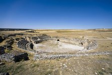 The amphitheatre at Segobriga, Spain, 2007. Artist: Samuel Magal