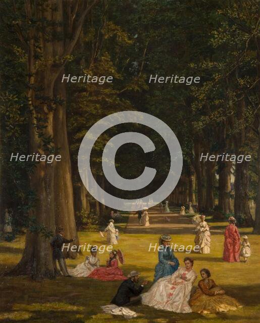 The Avenue, Wildernesse, Kent, 1900. Creator: Valentine Cameron Prinsep.