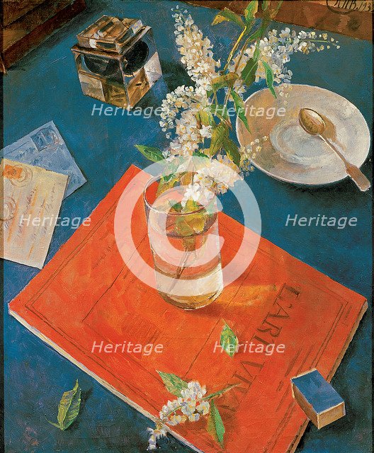 Branch of a Bird Cherry Tree in a Glass', 1932.