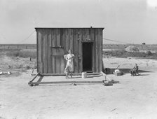 Home of rural rehabilitation client, Tulare County, California, 1938. Creator: Dorothea Lange.