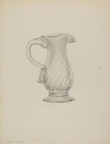 Cream Pitcher, c. 1940. Creator: John Dana.