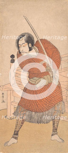 Danjuro V, in chain-mail, 1786 (?). Creator: Shunsho.