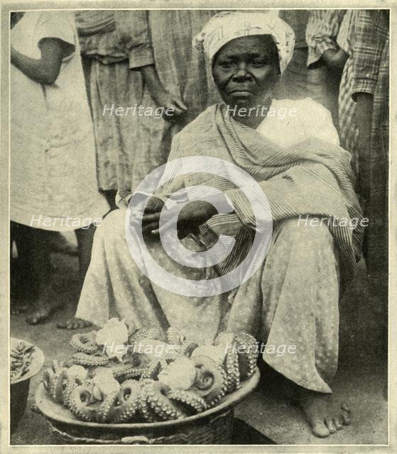 'In a Native Fish-Market', c1948. Creator: Unknown.