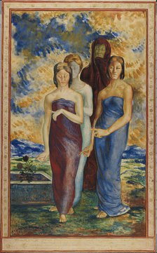 Allegorical Figures, late 19th-early 20th century. Creator: René Piot.