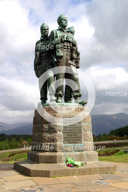 Commando Memorial, Spean Bridge, Highland, Scotland.