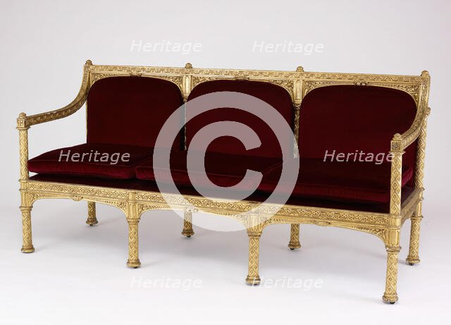 Sofa, London, 1807. Creator: James Wyatt.