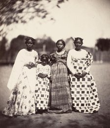 Femmes Betsimisaraka, Madagascar, 1863. Creator: Désiré Charnay.