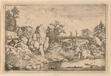 Two Logs in the Water, probably c. 1645/1656. Creator: Allart van Everdingen.