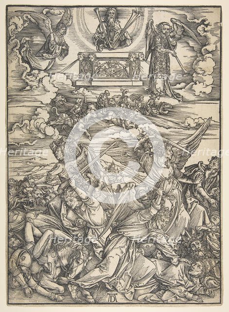 Four Avenging Angels, from the Apocalypse series.n.d. Creator: Albrecht Durer.