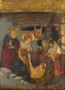 The Nativity, c. 1457. Creator: Jaume Ferrer (Spanish, 1460/70).
