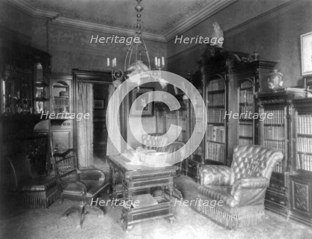 Barber House ("Belmont"), Washington, D.C., 1890s. Creator: Frances Benjamin Johnston.