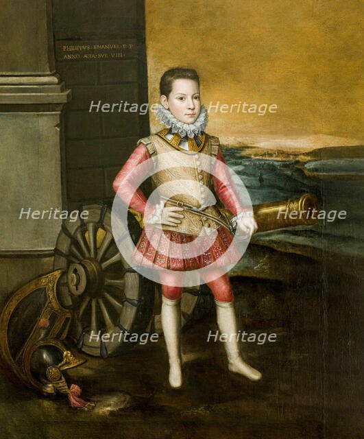 Portrait of Prince Philip Emmanuel of Savoy (1586–1605), at the age of nine, 17th century. Creator: Anonymous.