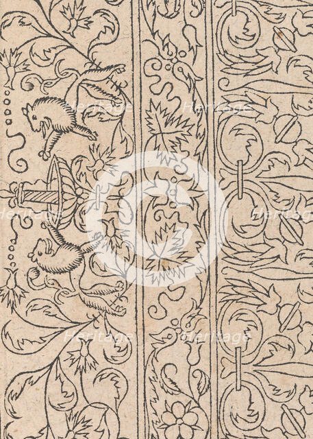 New Modelbüch allen Nägerin u. Sydenstickern (Page 17r), 1556. Creator: Hans Hoffman.