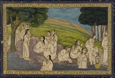 A group of women, bathing, 18th century. Creator: Unknown.
