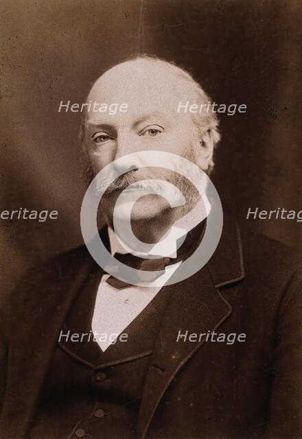 John William Strutt, Lord Rayleigh, c1900s. Creator: Elliott & Fry.